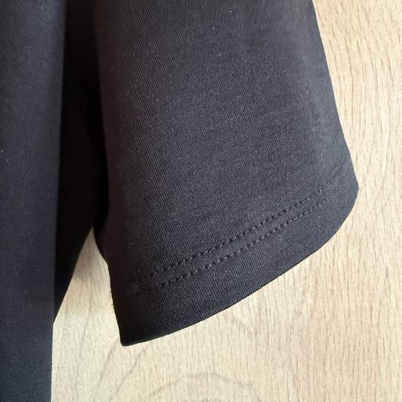 THEORY Black Supima Cotton T-Shirt Mini Dress Women’s Small Short Sleeve NWOT - Picture 8 of 9